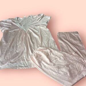 Women's White Sleepwear Set